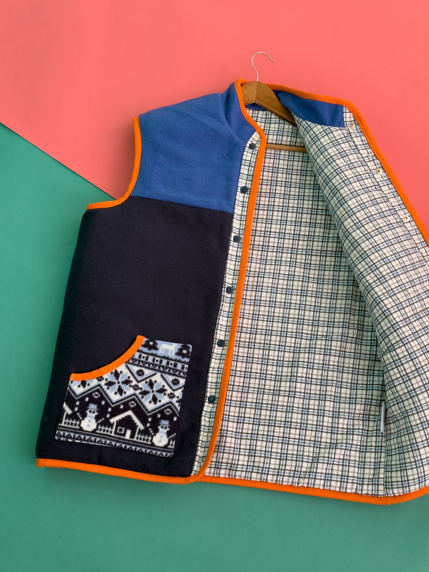 Veste sans manches sur mesure