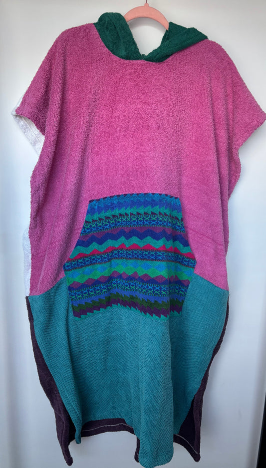 Poncho adulte - rainbow